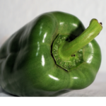 Green Pepper which is high in vitamin C that helps stimulate collagen growth naturally