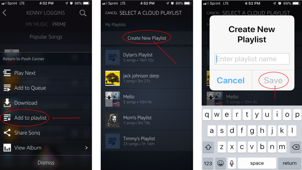 How to make a clean playlist in Amazon Music on Your Phone screenshot 2