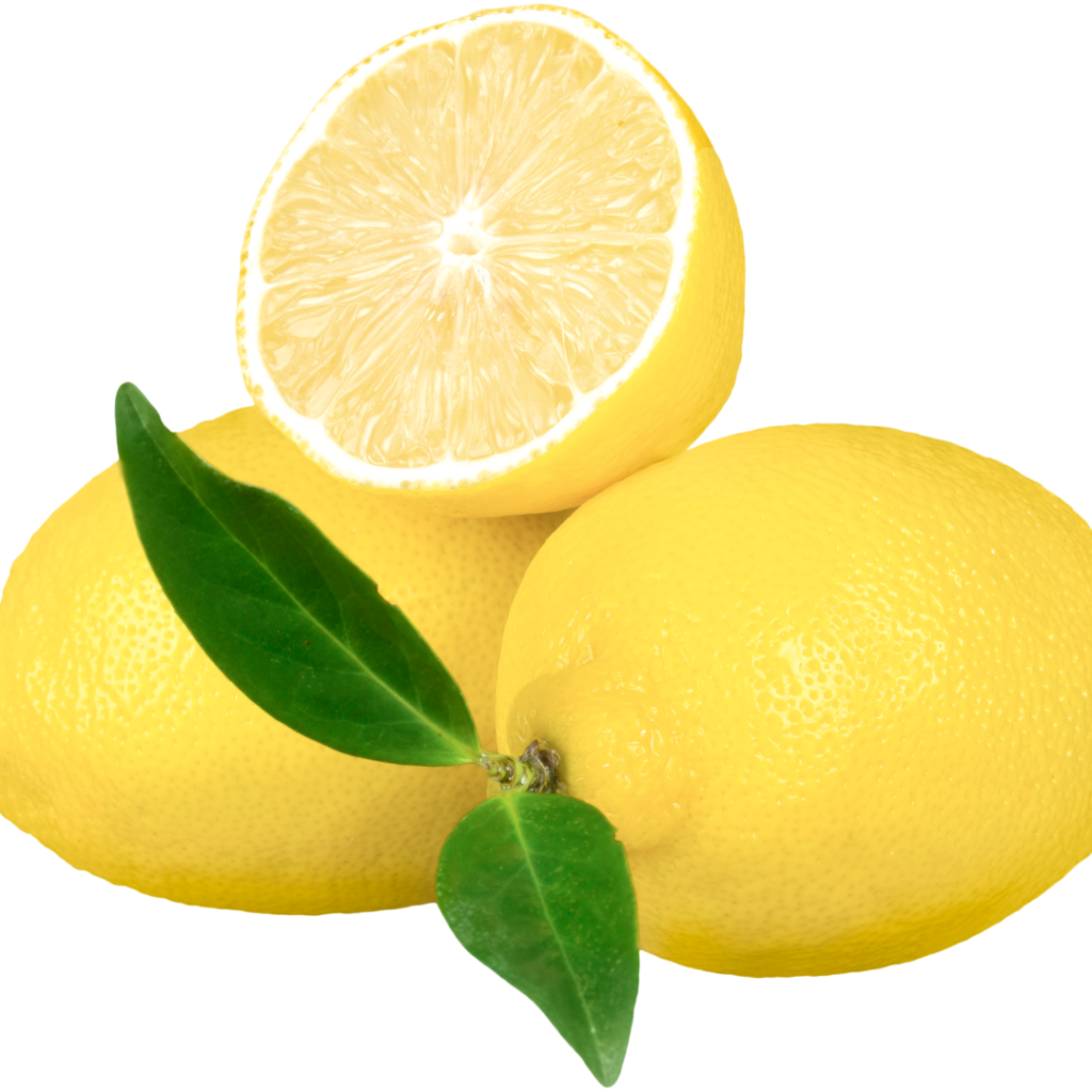 Lemons are a very low sugar fruit