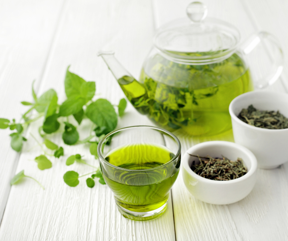 Green tea can be drank or used as a face mask to get rid of wrinkles naturally