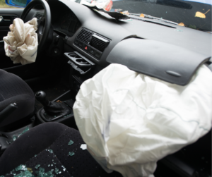 Air bags can inflate at a speed of 200 miles per hour