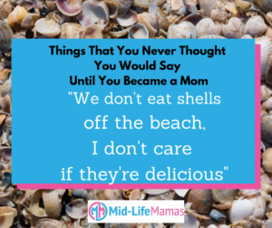 We don't eat shells off the beach, I don't care if they're delicious